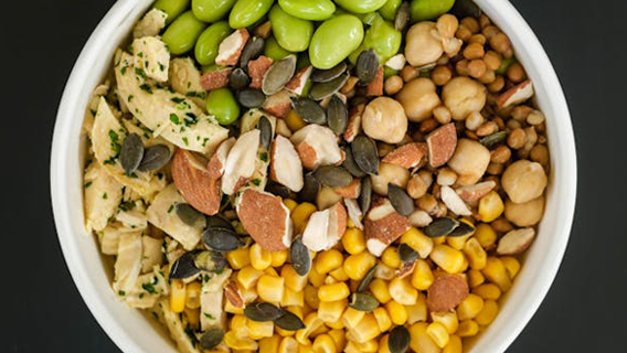 A variety of colorful veggies in a bowl