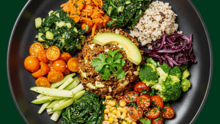 A variety of colorful veggies in a bowl